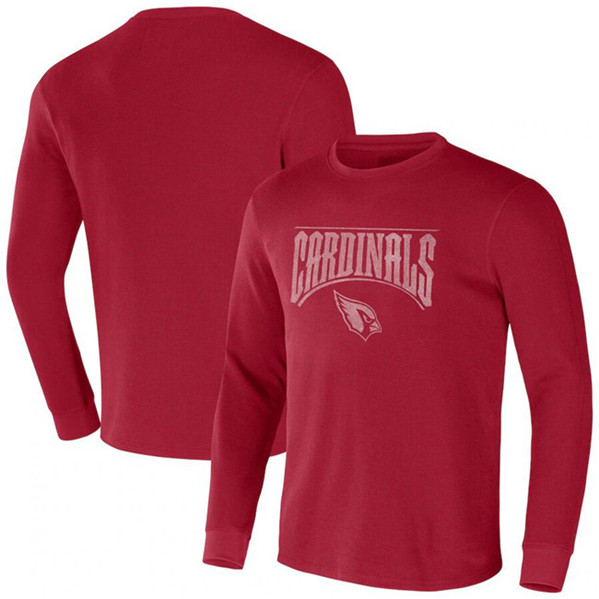 Men's Arizona Cardinals X Darius Rucker Collection Red Long Sleeve Thermal T-Shirt